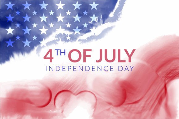 4th of July Flag Watercolor Background: A Practical Asset for Creative Workflows