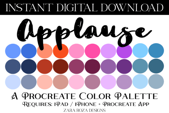 Applause Procreate Color Palette: A Strategic Tool for Digital Creators