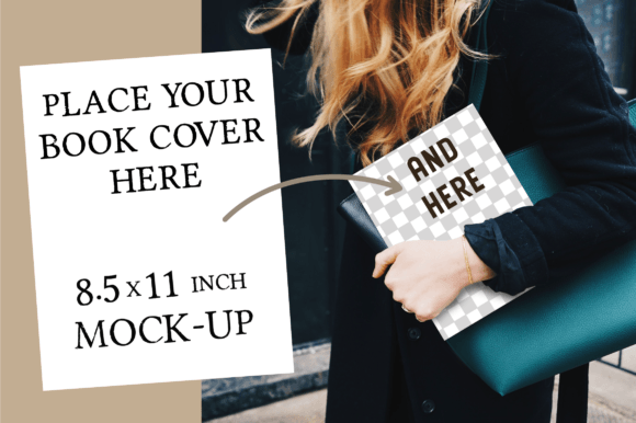 Book Cover Mockup 8.5x11 US Letter Size: A Professional Tool for Modern Creators