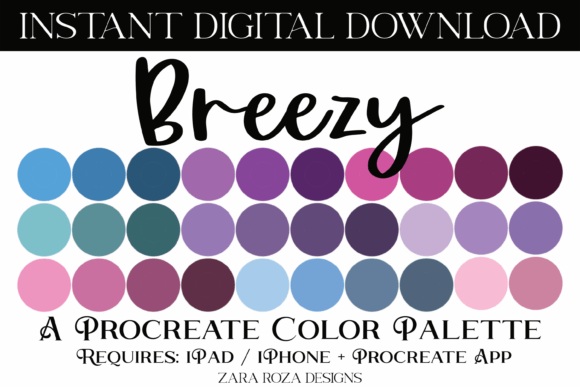 Breezy Procreate Color Palette: A Workflow Guide for Digital Artists