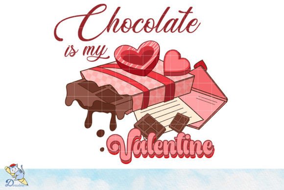 Chocolate is My Valentine Retro: A Deep Dive into Hand-Drawn Digital Art