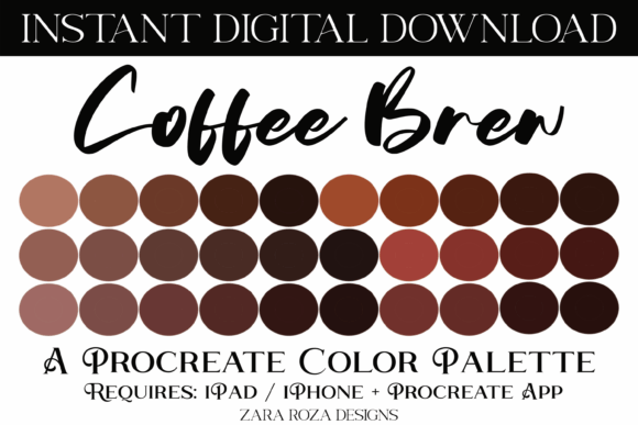Coffee Brew Procreate Color Palette: A Workflow Guide for Digital Artists