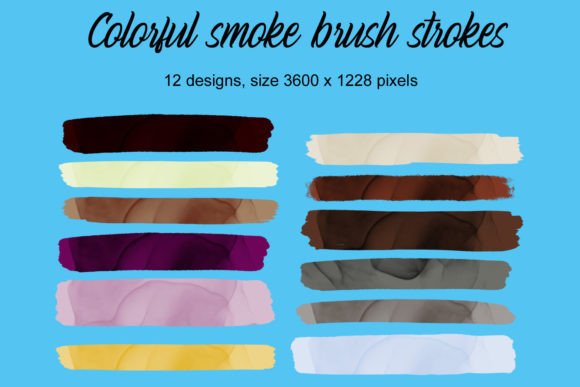 Colorful Smoke Brush Strokes: Elevating Your Digital Crafts