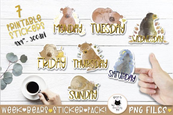 Cute Bear Stickers Planner Stickers: A Practical Guide to Watercolor Weekly Designs