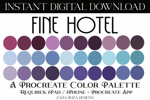 Fine Hotel Procreate Color Palette: A Comprehensive Evaluation for Digital Artists