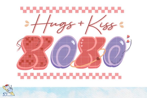 Hugs Kiss XOXO Valentine: A Timeless Digital Artwork for Modern Creators