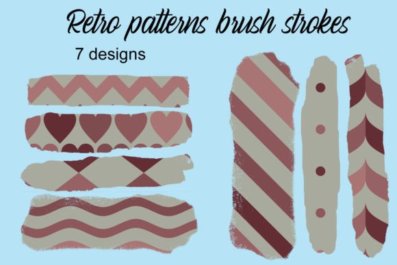 Retro Patterns Brush Strokes: A Practical Guide for Designers and Crafters