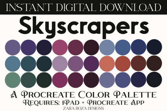 Skyscrapers Procreate Color Palette