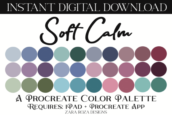 Soft Calm Procreate Color Palette: A Practical Guide for Digital Artists