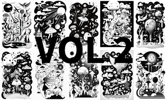 Surrealistic Dreams Coloring Pages VOL 2: A Gateway to Whimsical Creativity