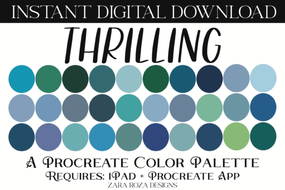 Thrilling Procreate Color Palette Guide