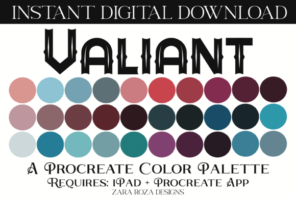 Valiant Procreate Color Palette: A Comprehensive Guide to Digital Artistry